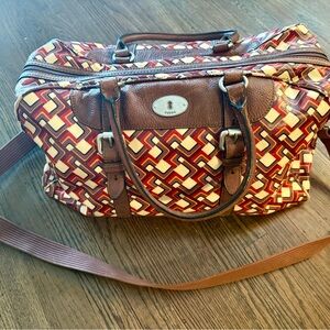 Fossil Geometric Weekender Tote